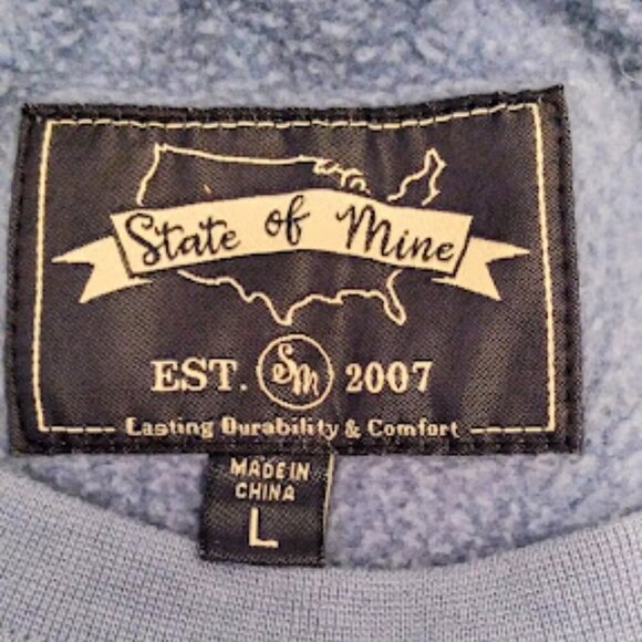 North Carolina State Women's Sweatshirt Color: Pacific Blue-Size: Large - Picture 12 of 14